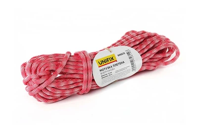 Веревка плетеная Unifix 10мм x 20м узорная (699577)