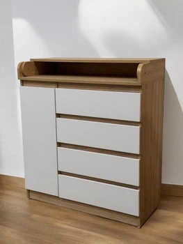 Пеленальний комод Baby Comfort MODERN 4+1 дуб сонома/білий