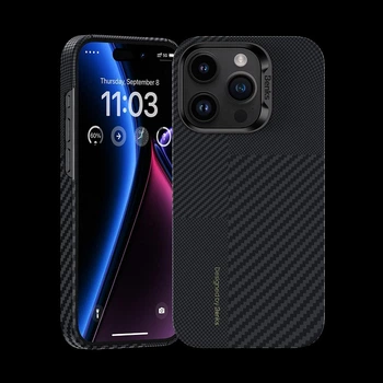 Чохол Benks Premium Montage Armor Pro Kevlar Case 600D 1500D with MagSafe для Apple iPhone 16 Pro Max Black