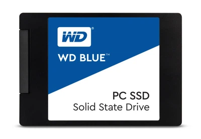 Твердотельный накопитель 500Gb, Western Digital Blue, SATA3, 2.5', 3D TLC, 560/530 MB/s