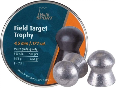 Кулi H&N Field Target Trophy 4.52мм, 0.56г, 500 шт/пчк