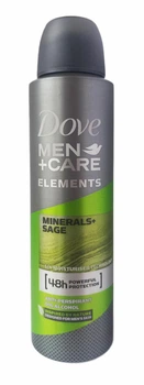 Антиперспирант аэрозоль Dove Men+Care "Элементы" Свежесть минералов и шалфея 150 мл (129576)