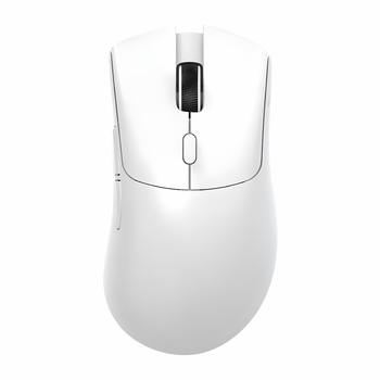 Беспроводная Игровая (2.4G, Bluetooth) ATTACK SHARK R1 Белая Мышь, Сенсор PAW3311, 18000 DPI