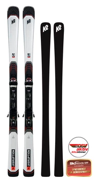 Лижі гірські комплект K2 DISRUPTION 76X+M3 10 COMPACT QKCLK 163см White/black (10E0008.242.1+10E1007.142.1)