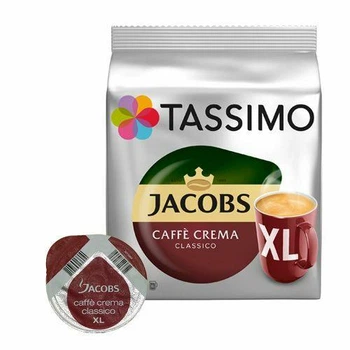 Кофе в капсулах Tassimo Jacobs Caffe Crema Classico XL (16 порцій) Тассимо