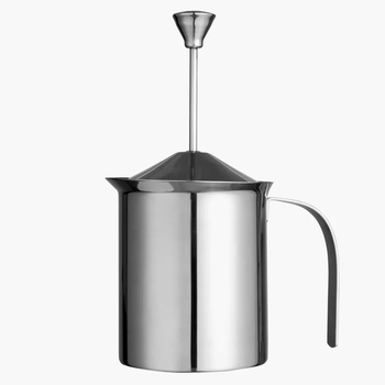 Вспенитель молока ручной Duka BARISTA 850 мл Серебристый (1217338)