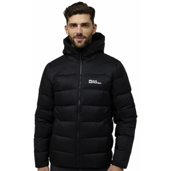 Пуховик NEBELHORN DOWN HOODY M RDS Jack Wolfskin A61827_6000 54 Чорний (4064886332552)