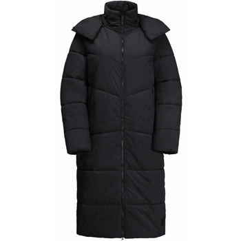 Куртка зимня KAROLINGER LONG COAT W Jack Wolfskin 1207481_6350 34 Сірий (4064993900293)