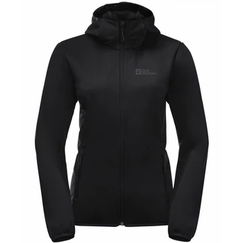 Толстовка WINDHAIN HOODY W Jack Wolfskin 1307481_6000 34 Чорний (4064993526691)