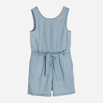 Детский джинсовый комбинезон для девочки Cool Club CJG2422219 134 см Light Denim (5903977254405)