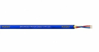 Мікрофонний кабель Cordial CPK 220 Blue 100