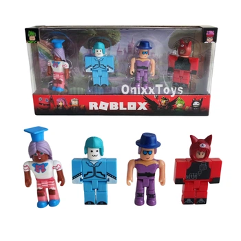 Набор Roblox из 4-х Героев Коллекционные фигурки человечки роблокс (778-09)