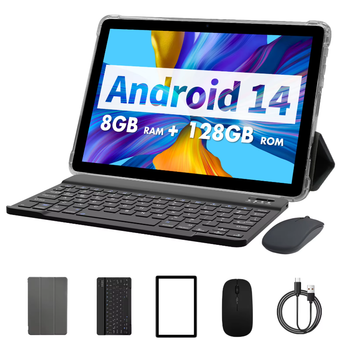 Планшет PRITOM TAB11 Android 14, 10 дюймів, 8 ГБ (4+4 розширення) ОЗУ + 128 ГБ ПЗУ, восьмиядерний процесор