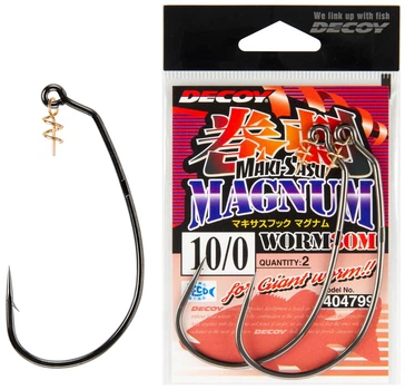 Крючок Decoy Worm30M Makisasu Hook Magnum #10/0 2 шт (15620906)