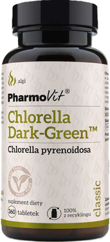 Suplement diety Pharmovit Chlorella Dark-Green 360 tabletek (5904703901983)