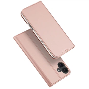Чохол-книжка Dux Ducis з кишенею для візиток для Apple iPhone 16 (6.1") Pink