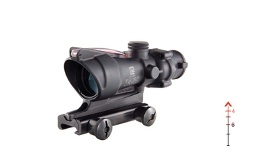 Оптичний приціл TRIJICON ACOG 4x32 Dual Illuminated Red Chevron BAC NS