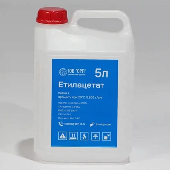 Этилацетат марка А 99+% SRP 5л