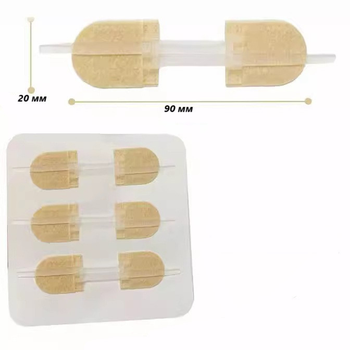 Пластыри с затяжками для стягивания ран и закрытия порезов и ссадин U9262 9х2
