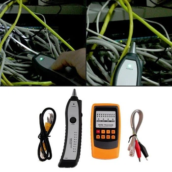 Кабельний LAN тестер з роз'ємами RJ-11 та RJ-45 для пошуку проводів -GM-60.