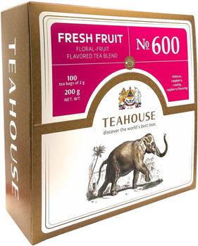 Чай фруктовый Teahouse №600 Свежий фрукт 2 г x 100 конвертов (4820209846171)