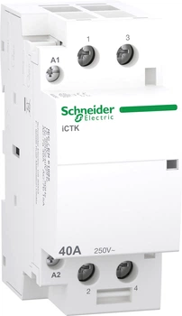 Контактор Schneider Electric Acti9 iCTK, 40 A, 2 NO, 250 В, катушка 220-240 В (A9C40240)