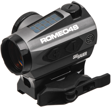 Приціл коліматорний SIG Optics Romeo 4S 1x 20 мм 2 MOA Red Dot Ballistic Circle Dot Solar (SOR43021)