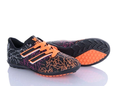 Детские сороконожки Walked Оранжево- черные W 96 orange- black 35 размер