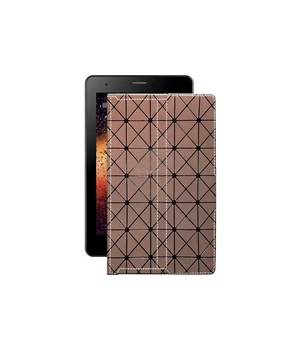 Чохол з екошкіри для планшету Fly Flylife Connect 10.1 3G 2 Коричневий ромб