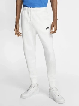 Спортивные штаны мужские Nike Sportswear Club BV2671-100 XL White/White/Black (193147707946)