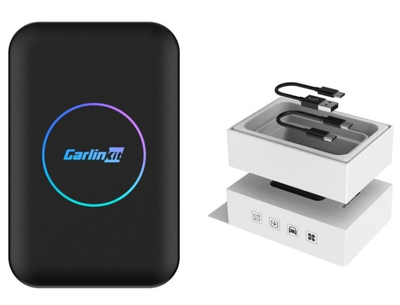 Бездротовий адаптер CarlinKit TBox Lite Android 10 для автомобіля з підтримкою CarPlay та Android Auto, доступом до Netflix, YouTube, IPTV та Spotify