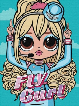 Картина за номерами в обкладинці Ideyka L.O.L. Surprise! O.M.G. Fly Gurl 30х40 см KHO6275 (4823104371311)