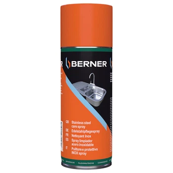Спрей для догляду за нержавіючої сталлю Inox 400мл Berner