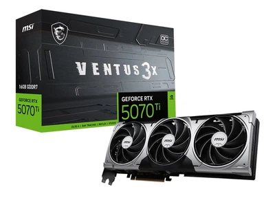 Відеокарта MSI GeForce RTX 5070 Ti 16G VENTUS 3X OC