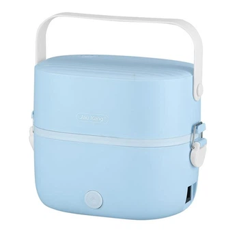 Портативный электрический ланч-бокс объемом 1л Electric lunch box, контейнер для еды с подогревом LY-800