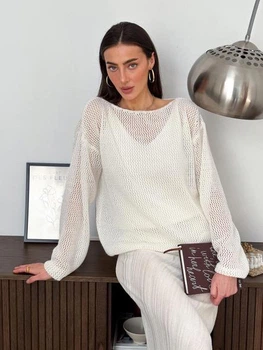 Джемпер женский ARTKNIT Soft S/M Молочный (4823093470811)
