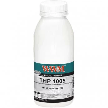 Тонер WWM THP 1005 50гр для принтерів HP LJ P 1005/1006; Canon LBP-3010/3020