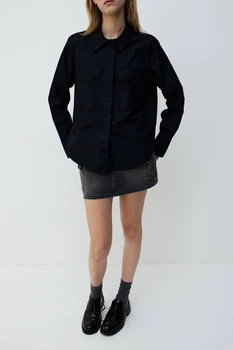Сорочка карго H&M 271241170 XS Чорний