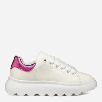 Детские кроссовки для девочки Geox J Puffypop Girl J55MRA-000BC-C0563 33 Белый/Розовый (8058192244278)