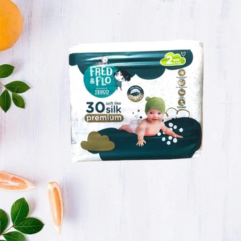 Підгузки Fred & Flo Premium 2 3-6кг 30шт