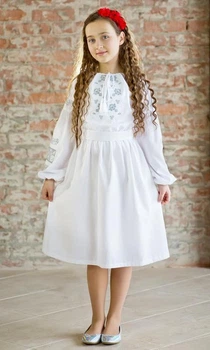 Дитяча сукня-вишиванка vishivano4ka 818-1 146 біла