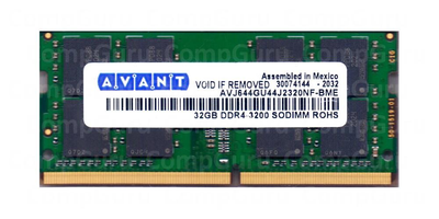 Оперативная память для ноутбука Avant DDR4 32GB 3200MHz SO-DIMM PC4-3200 (AVJ644GU44J2320NF-BME)