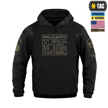 Військове худі M-Tac Combat Black Multicam XL (TK-99637)