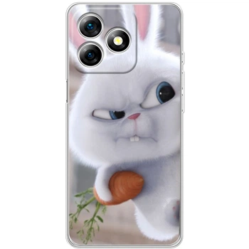 Силиконовый чехол BoxFace Ulefone Note 18 Pro Rabbit Snowball (65171-up1116)