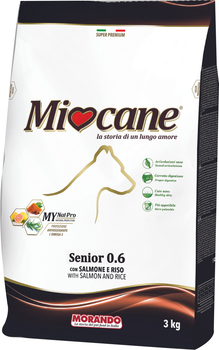 Сухой корм для пожилых собак всех пород (7+) Morando MioCane Senior с лососем 3 кг (8007520080057)