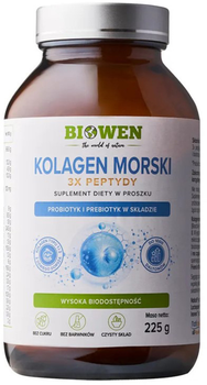 Suplement diety Biowen Kolagen Morski typu I i III 225 g (5904806120939)