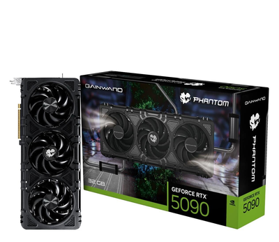 Видеокарта Gainward GeForce RTX 5090 Phantom 32GB GDDR7 DLSS4 (NE75090019R5-GB2020P) EU