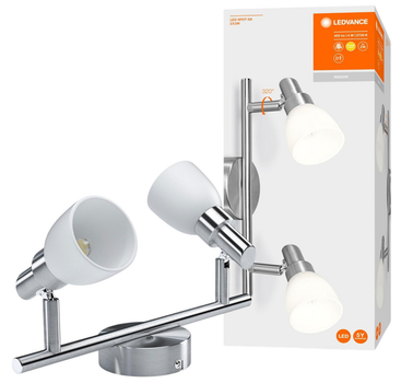 Світильник спотовий LEDVANCE SPOT 2x2W 2700K 400Lm G9 (4058075268029)
