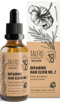 Відновлюючий еліксир для шкіри і шерсті домашніх тварин Tauro Pro Line Pure Nature Repairing Elixir No.2 30 мл (TPL47409)