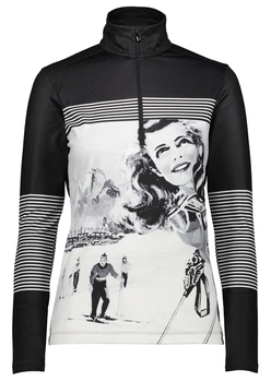 Кофта CMP Woman Sweat 30L0396 Black/White XS (1097-30L0396-22YF 36)